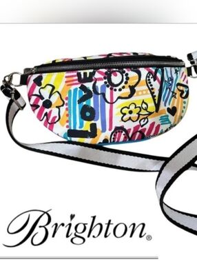 New Brighton Fashionista Graffiti Love Cross Body Belt Bag. Graffiti Love